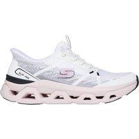 Skechers Women's Glide-Step Altus - Mesh Knotted Bungee Slip-Ins White /Black & Pink | Size: 7