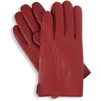 Barneys Originals Women's Gift Boxed Red Leather Gloves | Size: Medium/Large