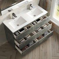 Banyetti Vatilla 1200mm Floorstanding Vanity Unit with Lira Basin-Cemento Grey