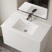 Banyetti Lira 1000mm Porcelain Basin Sink - Gloss White