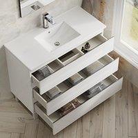 Banyetti Vatilla 1000mm Floorstanding Vanity Unit with Lira Basin - Gloss White