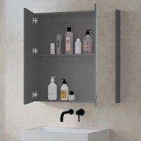 Banyetti Lavio 800mm x 800mm Mirror Cabinets - Grey