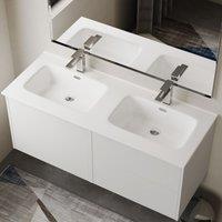 Banyetti Athena 1200mm Porcelain Basin Sink - Gloss White