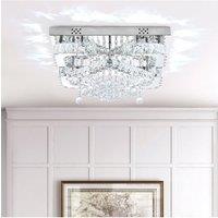 H&O Direct 50W LED Crystal Ceiling Light in Clear