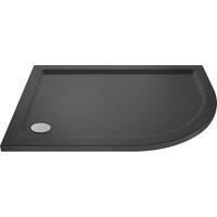 Balterley Premium Shower Tray - Right Hand Offset Quadrant in Grey