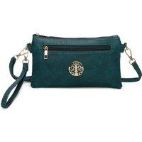 Fontanella Fashion Women's The Solstice Dual Compartment Crossbody Purse in Turquoise