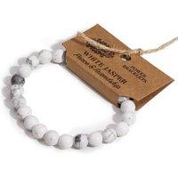 KDMD Women's Power Bracelet - White Jasper