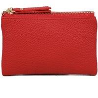 Fontanella Fashion Women's Pebbled PU Leather Wallet in Light Red