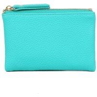 Fontanella Fashion Women's Pebbled PU Leather Wallet in Bright Blue
