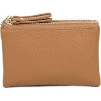 Fontanella Fashion Women's Pebbled PU Leather Wallet in Light Brown
