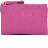 Fontanella Fashion Women's Pebbled PU Leather Wallet in Bright Pink