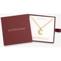 Jon Richard Women's 18K Gold Plated Celestial Pendant - Gift Box
