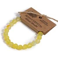 KDMD Women's Power Bracelet - Honey Crystal in Yellow