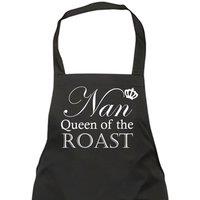 60 SECOND MAKEOVER Women's Nan Queen Of The Roast Black Apron
