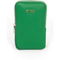 Etre Women's Faux Leather Zip Glasses Case - Green