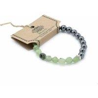 KDMD Women's Faceted Gemstone Bracelet - Magnetic Jade in Green