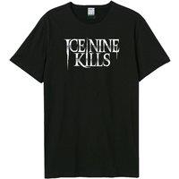 Amplified Men's Welcome To Horrorwood Ice Nine Kills T-Shirt in Black | Size: XS