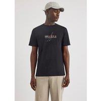 Nautica Men's Aukai SS T-Shirt in Black | Size: Small
