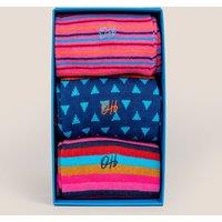 Oswin Hyde Men's Warf 3-Pack Cotton Socks
