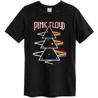 Amplified Men's Pyramid Tree Pink Floyd T-Shirt in Black | Size: XS