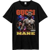 Amplified Men's Collage Gucci Mane T-Shirt in Black | Size: Small