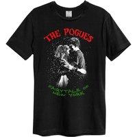 Amplified Men's Fairytale In Colour The Pogues T-Shirt in Black | Size: XL