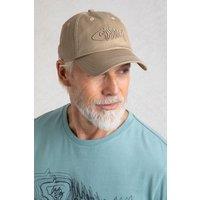 Weird Fish Men's Bude Branded Twill Cap in Stone