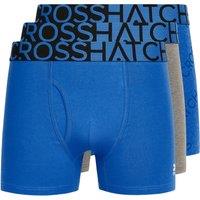 Crosshatch Men's Typan Boxers 3 Pack in Blue | Size: Medium