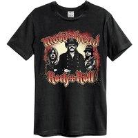 Amplified Men's Chains Motorhead T-Shirt in Black | Size: XL