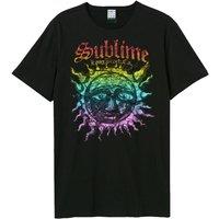 Amplified Men's Ombre Sun Sublime T-Shirt in Black | Size: 2XL