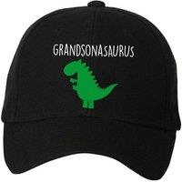60 SECOND MAKEOVER Men's Grandson Dinosaur Baseball Cap in Black