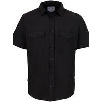 Craghoppers Men's 'Expert Kiwi' Short Sleeved Shirt in Black | Size: 2XL