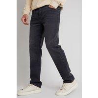 Threadbare Men's 'Canterbury' Straight Fit Jeans With Stretch in Grey | Size: 34R