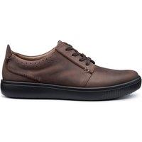 Hotter Men's 'Jasper' Dual Fit Casual Shoes in Chocolate | Size: 11