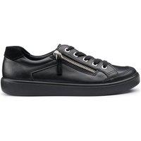 Hotter Women's Extra Wide 'Chase II' Deck Shoes in Black | Size: 8