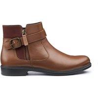 Hotter Women's 'Kingston' Ankle Boots in Tan | Size: 5