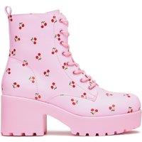 Cherry Passion Platform Boots