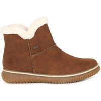 Rieker Women's 'Massachusetts' Warmlined Ankle Boots in Brown | Size: 6.5