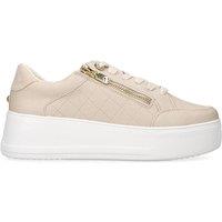 Carvela Women's 'Jive Zip' Trainers in Beige | Size: 7