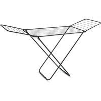 Libbi Lou Large Foldable Clothes Airer Drying Rack 181cm in Metallic Silver