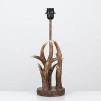 ValueLights Caribou Natural Brown Table Lamp Base