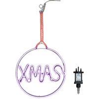 Samuel Alexander 51cm x 30cm Neon Flex Christmas Bauble with Multi-Coloured LEDs | Size: 51 cm x 30 cm