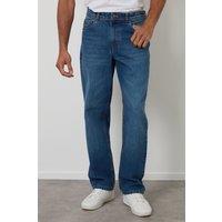 Threadbare Men's Loose Fit Jeans in Blue | Size: 32R