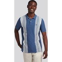 U.S. POLO ASSN. Men's Vertical Stripe Polo Shirt in Indigo | Size: Medium