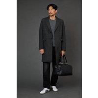 Burton Men's Charcoal Herringbone Epsom Coat | Size: Small