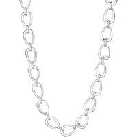 Inicio Women's Recycled Sterling Silver Plated Open Linked Necklace - Gift Pouch