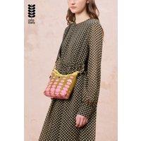 Orla Kiely Women's Carrymin Crossbody - Optical Oval Ochre