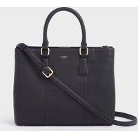 OSPREY LONDON Women's The Adaline Leather Work Bag in Black