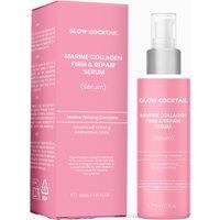 GlowCocktail London Women's GlowCocktail Marine Collagen Firm & Repair Serum 30ml in Pink