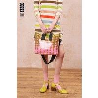 Orla Kiely Women's Carrygrab Crossbody - Optical Oval Ochre